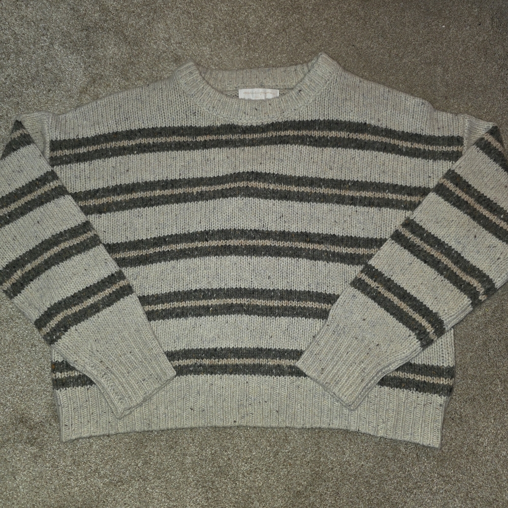 Spiritual Gangster Wilder Striped Sweater Crew Neck Pullover Small NWOT - Picture 2 of 7